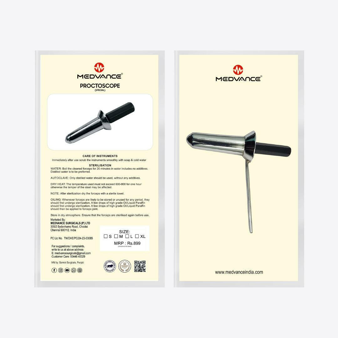 Medvance Proctoscope - Medvance Surgicals