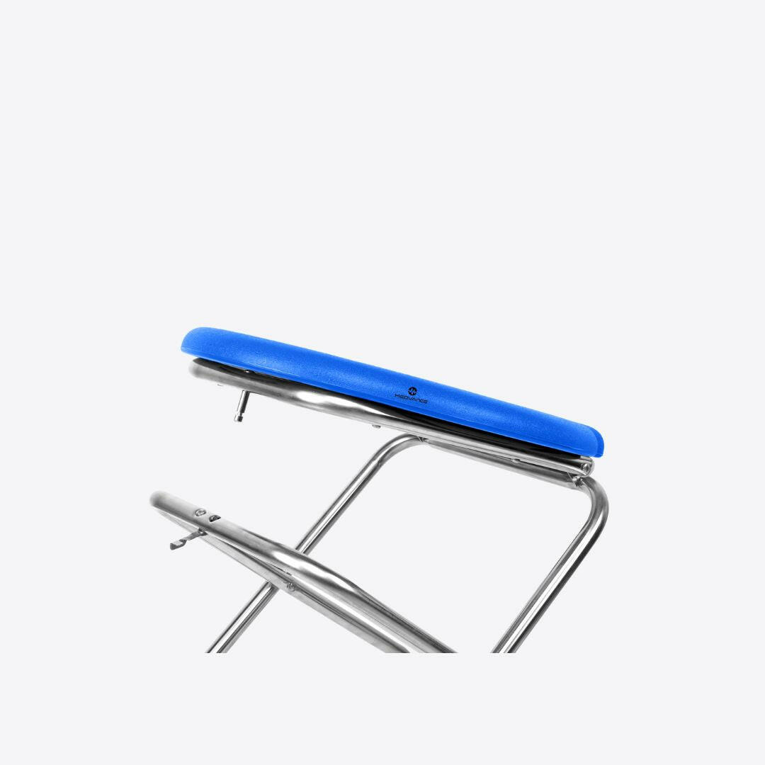 Medvance Portable Folding Commode Stool, Round - Medvance Surgicals