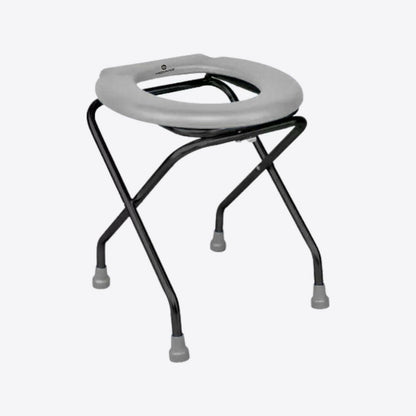 Medvance Portable Folding Commode Stool, Round - Medvance Surgicals