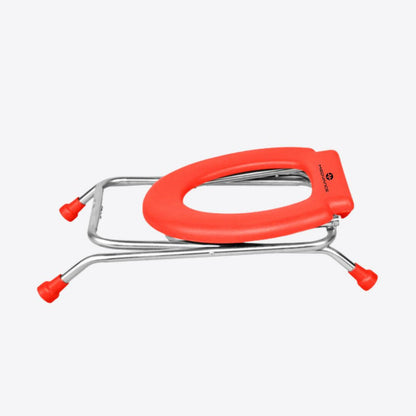 Medvance Portable Folding Commode Stool, Round - Medvance Surgicals