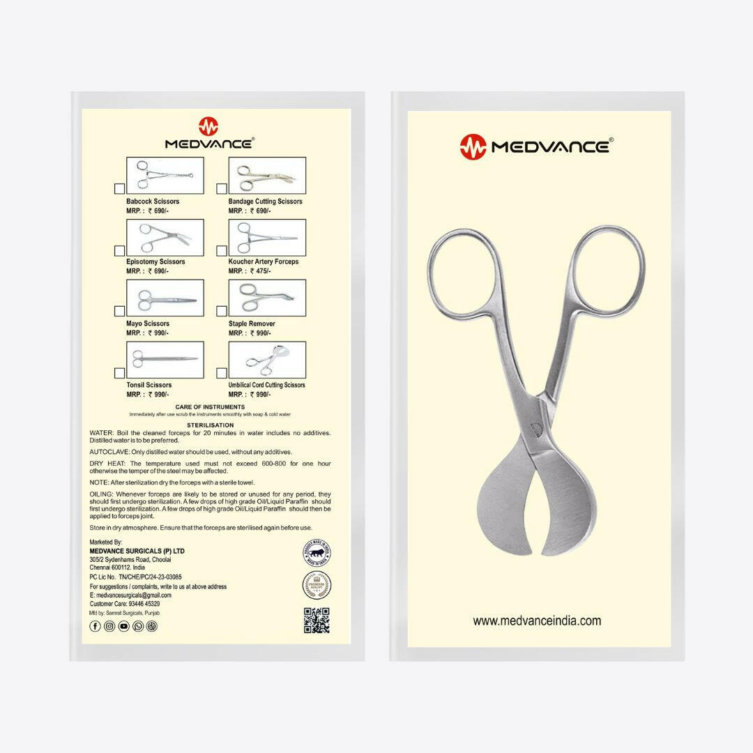 Medvance Umbilical Cord Cutting Scisors - Medvance Surgicals