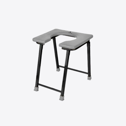 Medvance Portable Folding Commode Stool, Square - Medvance Surgicals