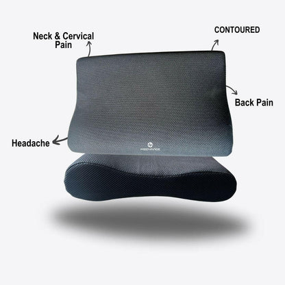 Medvance Cervical Pillow, Mesh Black - Medvance Surgicals
