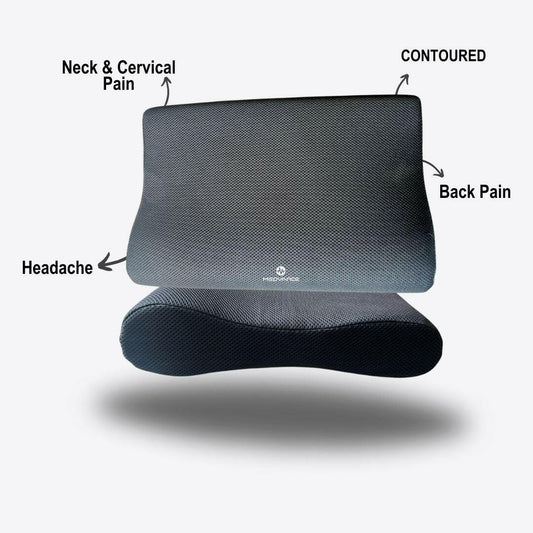 Medvance Cervical Pillow, Mesh Black - Medvance Surgicals
