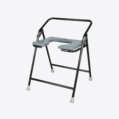 Medvance Portable Folding Commode Chair, Powder Coated, 311 - Medvance Surgicals