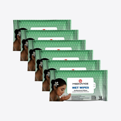 Medvance Wet Wipes for Adults (Antibacterial) - Medvance Surgicals