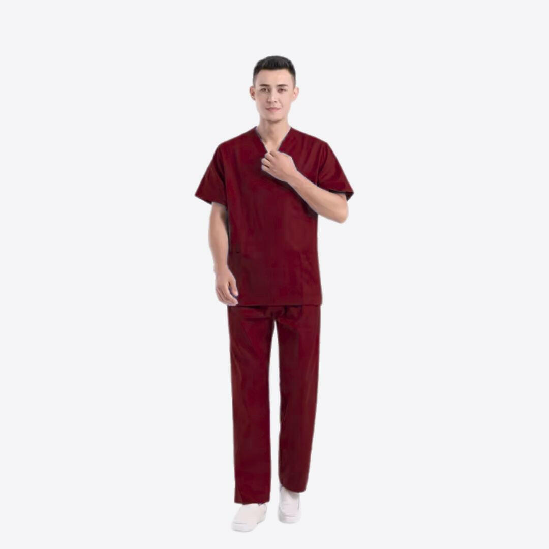 Medvance Classic Scrub Suit, Maroon - Medvance Surgicals