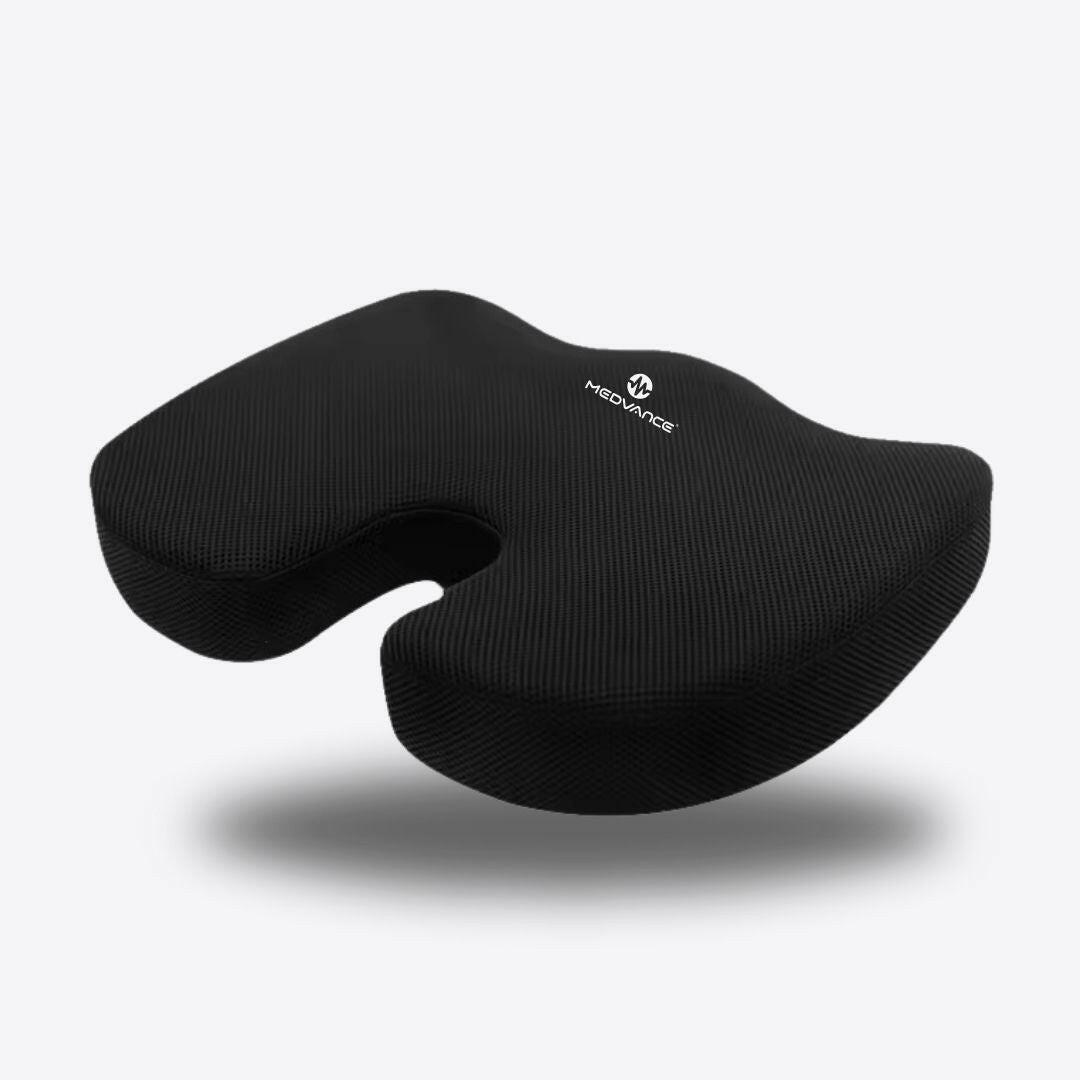 Medvance Orthopedic Coccyx Cushion, Mesh Black - Medvance Surgicals