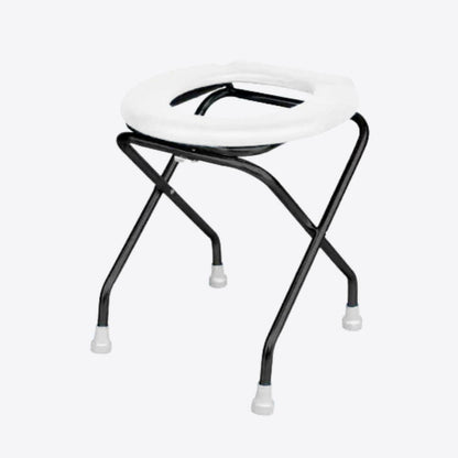 Medvance Portable Folding Commode Stool, Round - Medvance Surgicals