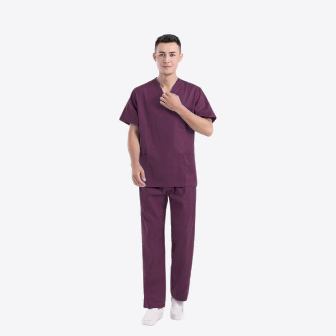 Medvance Classic Scrub Suit, Wine - Medvance Surgicals