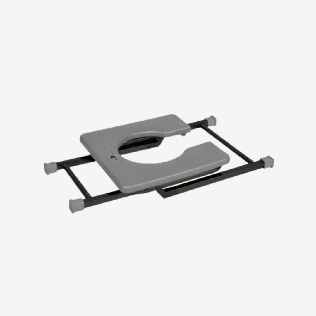 Medvance Portable Folding Commode Stool, Square - Medvance Surgicals