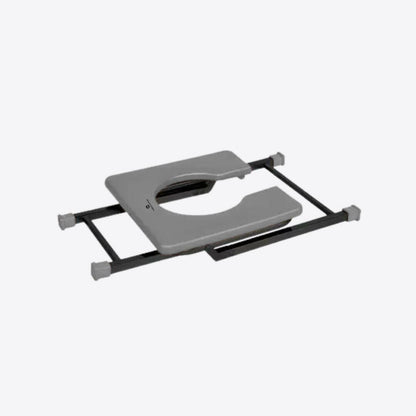 Medvance Portable Folding Commode Stool, Square - Medvance Surgicals