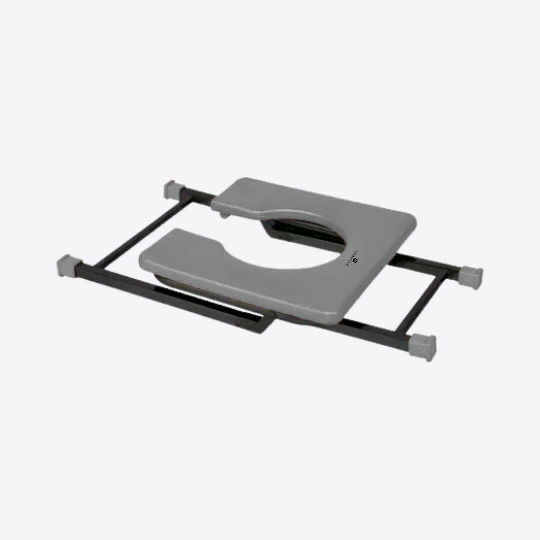 Medvance Portable Folding Commode Stool, Square - Medvance Surgicals