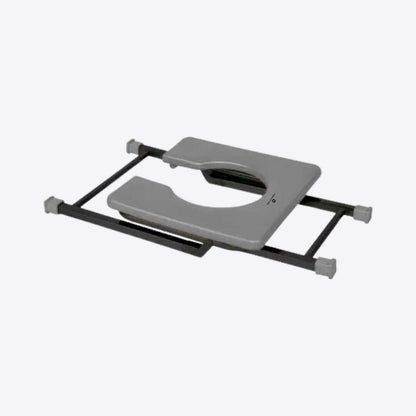 Medvance Portable Folding Commode Stool, Square - Medvance Surgicals