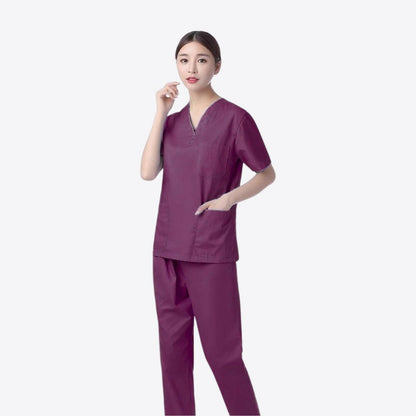 Medvance Classic Scrub Suit, Wine - Medvance Surgicals