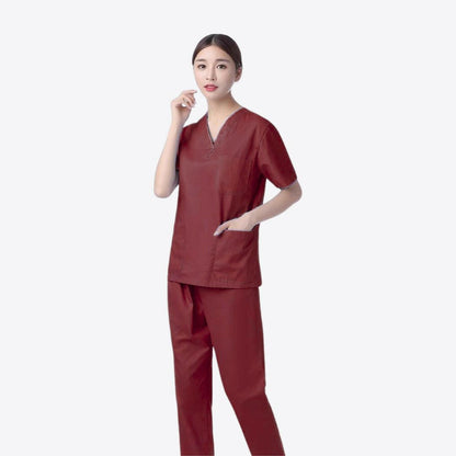 Medvance Classic Scrub Suit, Maroon - Medvance Surgicals