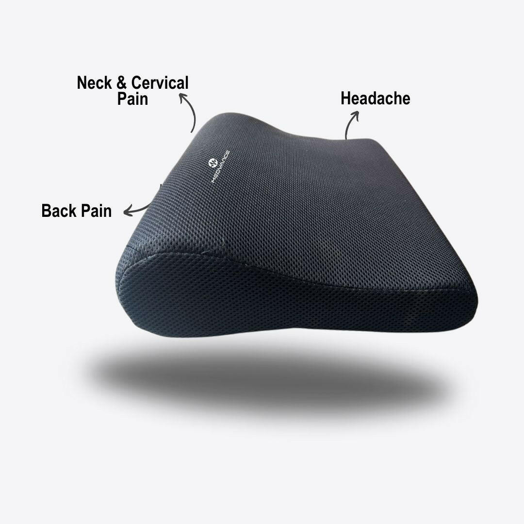 Medvance Cervical Pillow, Mesh Black - Medvance Surgicals