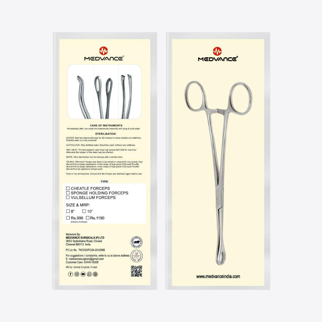 Medvance Sponge Holding Forceps - Medvance Surgicals