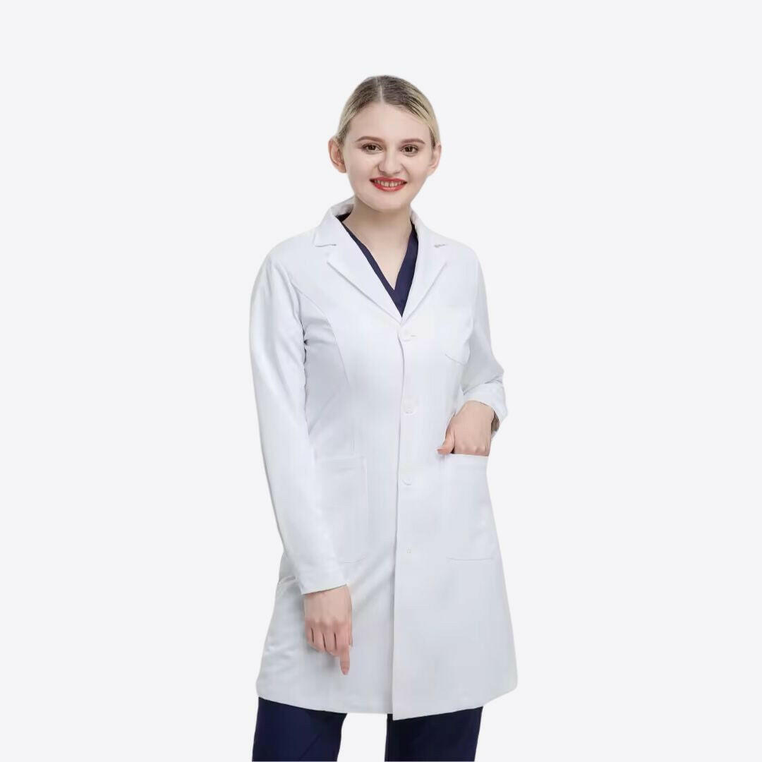 Medvance Lab Coat Full Sleeve, White - Medvance Surgicals
