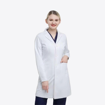 Medvance Lab Coat Full Sleeve, White - Medvance Surgicals