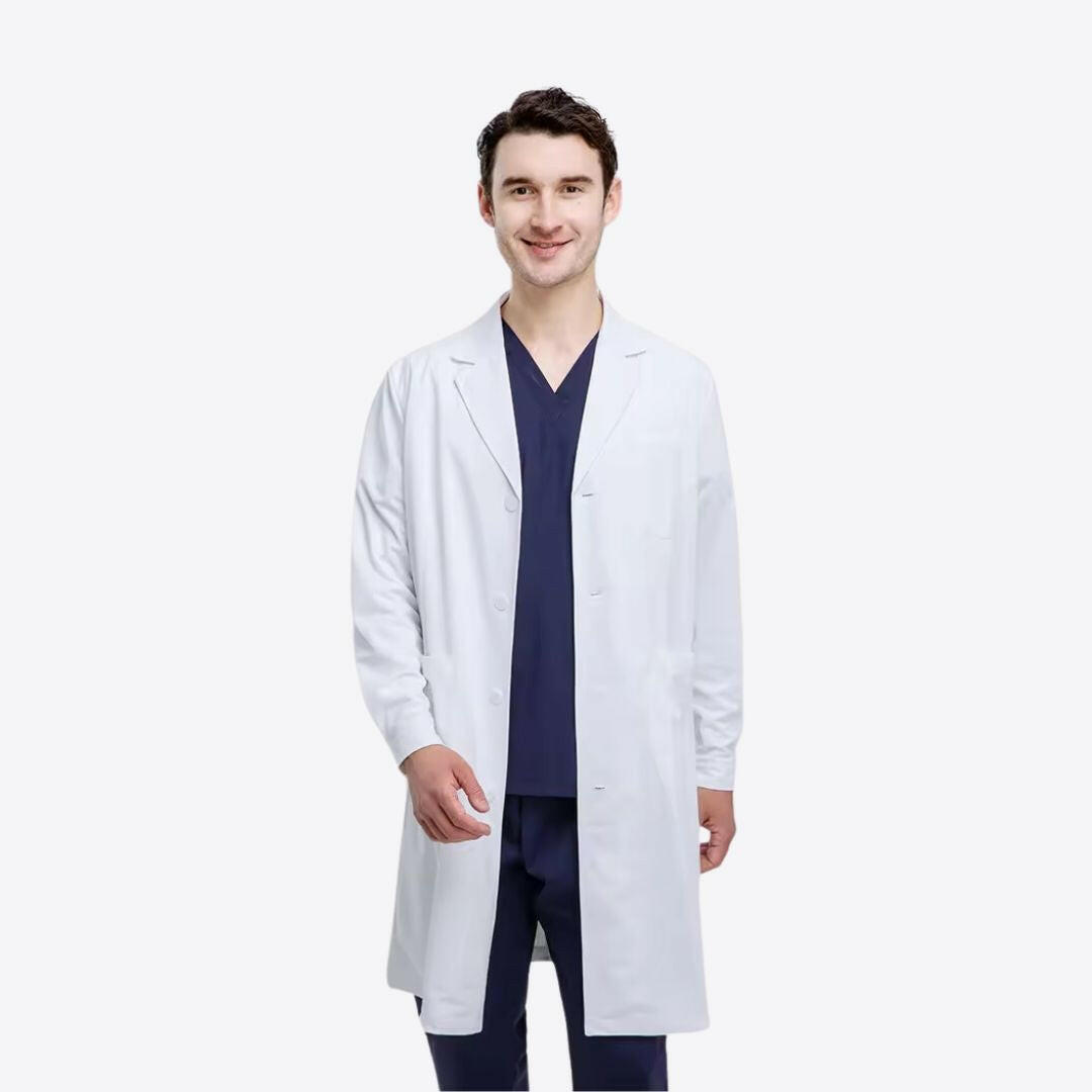 Medvance Lab Coat Full Sleeve, White - Medvance Surgicals