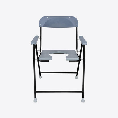 Medvance Portable Folding Commode Chair, Powder Coated, 313 - Medvance Surgicals