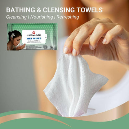 Medvance Wet Wipes for Adults (Antibacterial) - Medvance Surgicals