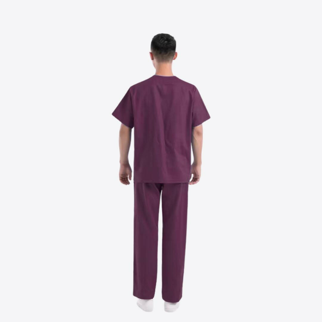 Medvance Classic Scrub Suit, Wine - Medvance Surgicals
