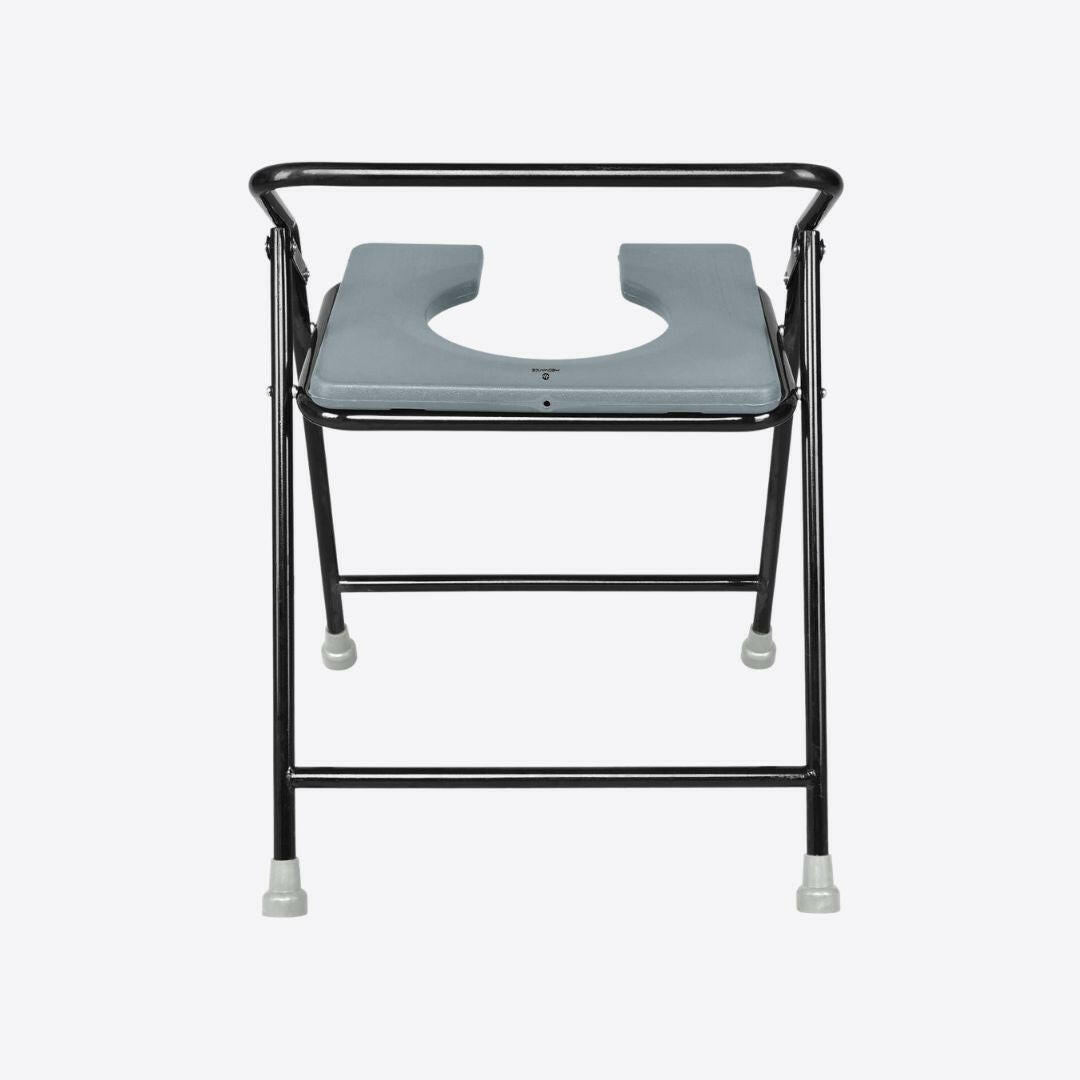 Medvance Portable Folding Commode Chair, Powder Coated, 311 - Medvance Surgicals