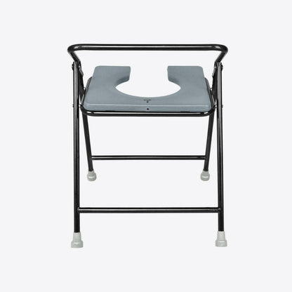 Medvance Portable Folding Commode Chair, Powder Coated, 311 - Medvance Surgicals