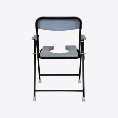 Medvance Portable Folding Commode Chair, Powder Coated, 313 - Medvance Surgicals