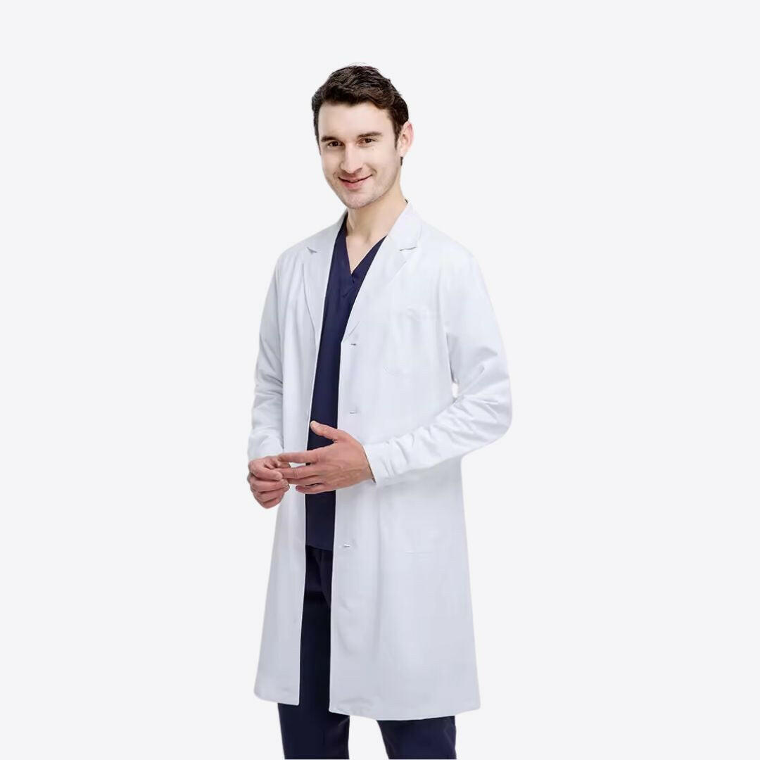 Medvance Lab Coat Full Sleeve, White - Medvance Surgicals