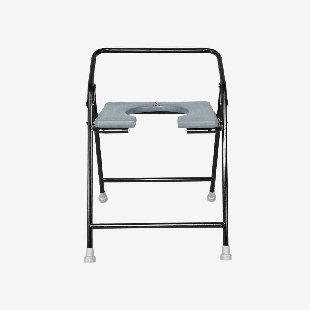 Medvance Portable Folding Commode Chair, Powder Coated, 311 - Medvance Surgicals