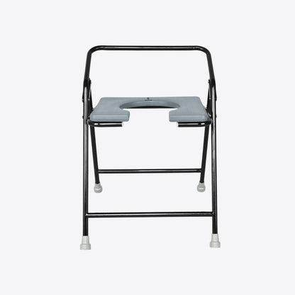 Medvance Portable Folding Commode Chair, Powder Coated, 311 - Medvance Surgicals