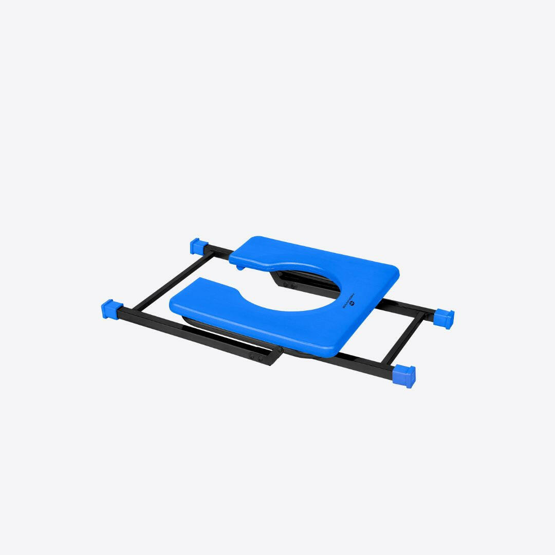 Medvance Portable Folding Commode Stool, Square - Medvance Surgicals