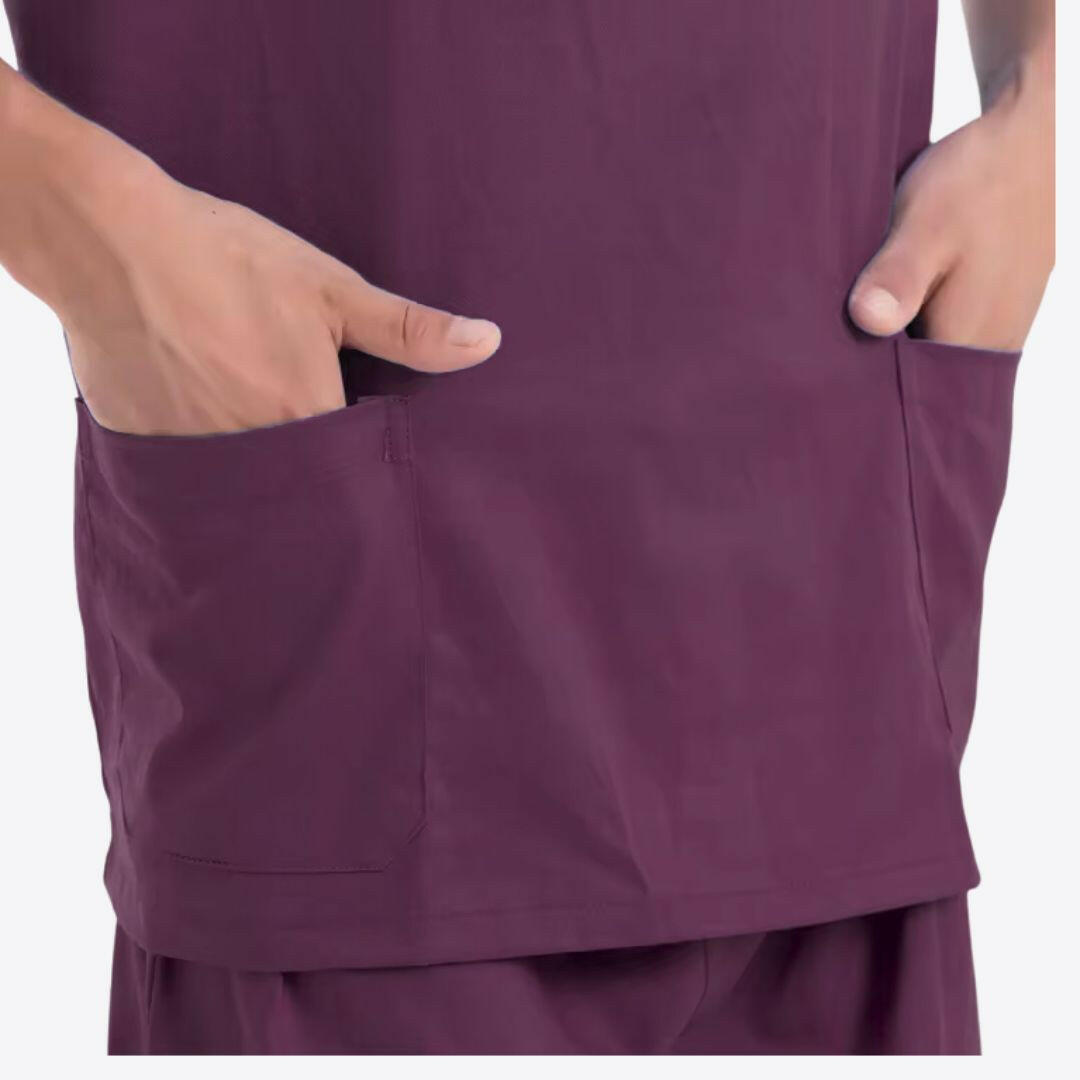 Medvance Classic Scrub Suit, Wine - Medvance Surgicals