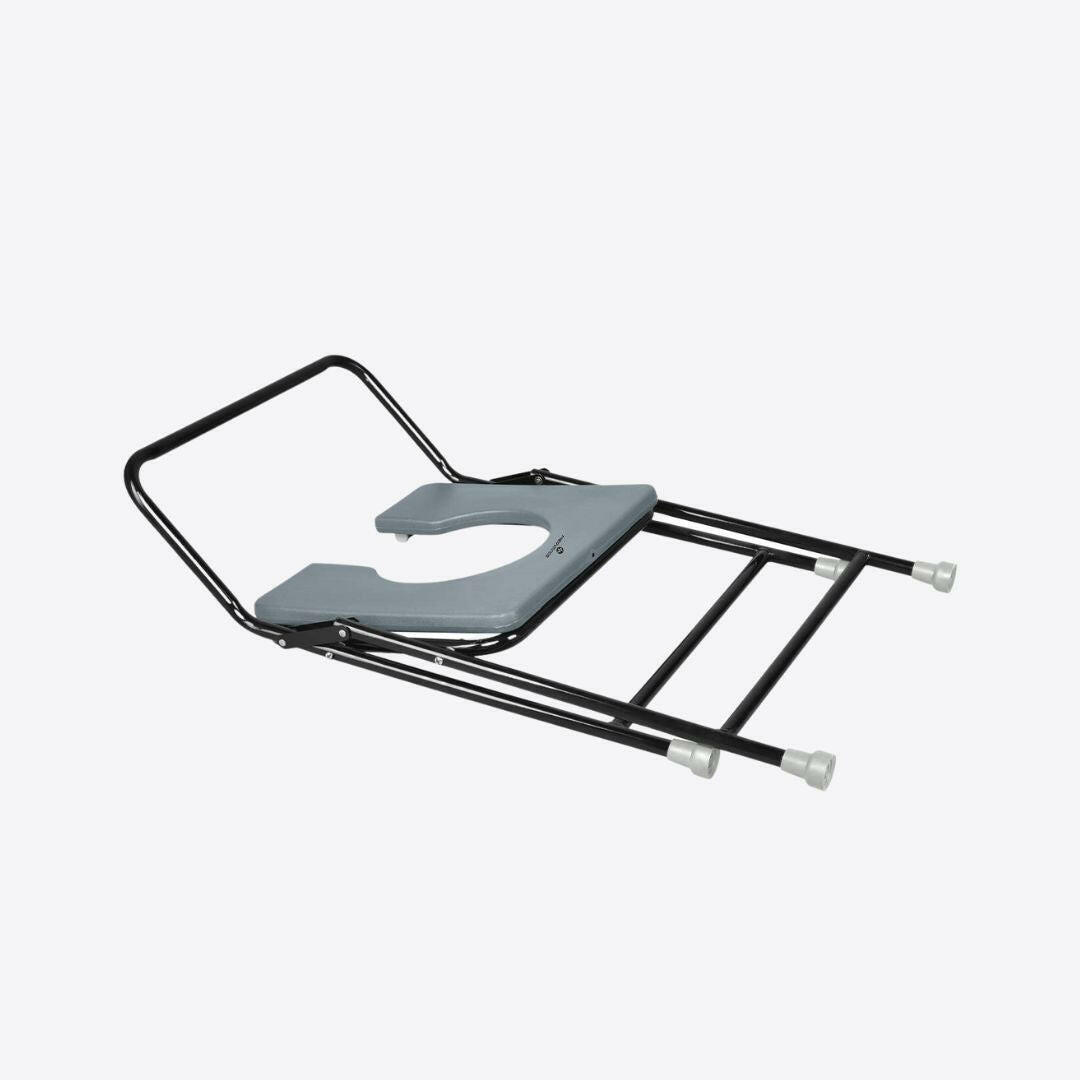 Medvance Portable Folding Commode Chair, Powder Coated, 311 - Medvance Surgicals