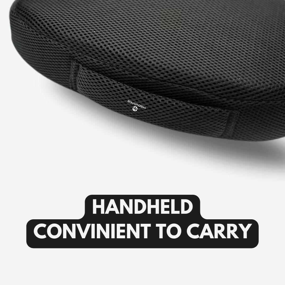 Medvance Orthopedic Coccyx Cushion, Mesh Black - Medvance Surgicals