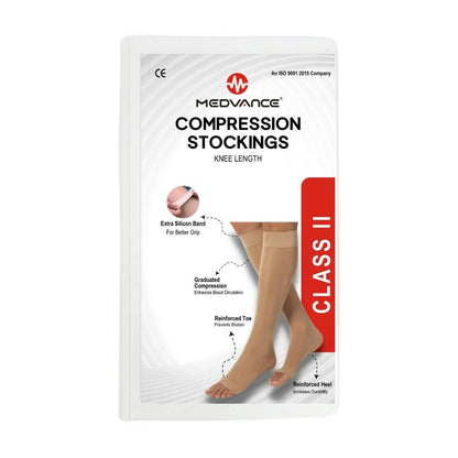 Medvance Cotton Compression Stockings for Varicose Veins Class 2 (Pair) - Medvance Surgicals