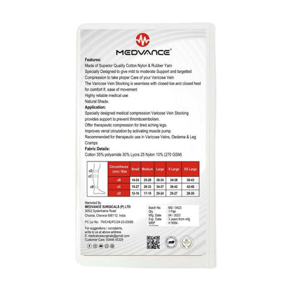 Medvance Cotton Compression Stockings for Varicose Veins Class 2 (Pair) - Medvance Surgicals